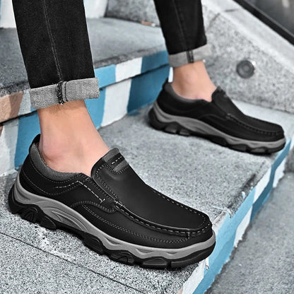 Elegant Leather Slip-On Shoes