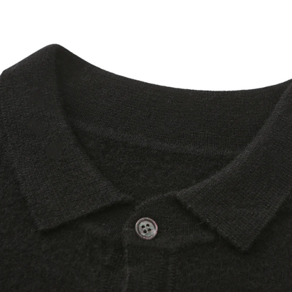 100% Cashmere Polo Shirt