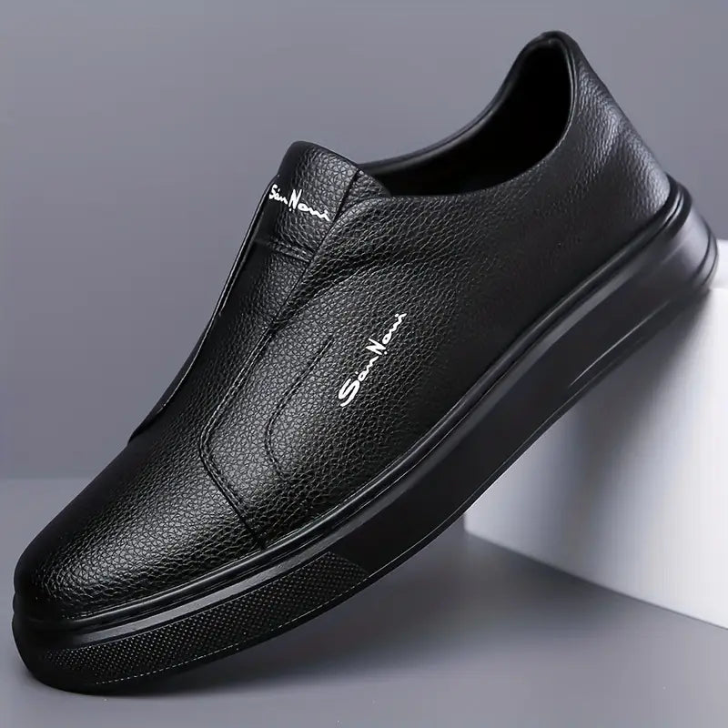 Leather Slip-On Shoes