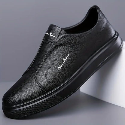 Leather Slip-On Shoes