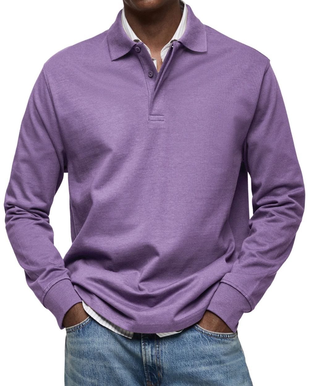 Casual Polo Sweater