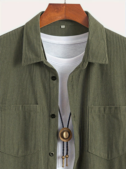 Casual Corduroy Cardigan