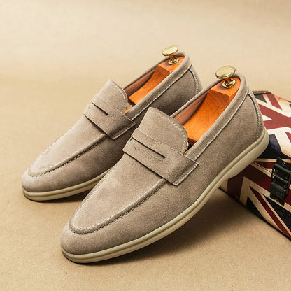 Firenze Chic Suede Loafers