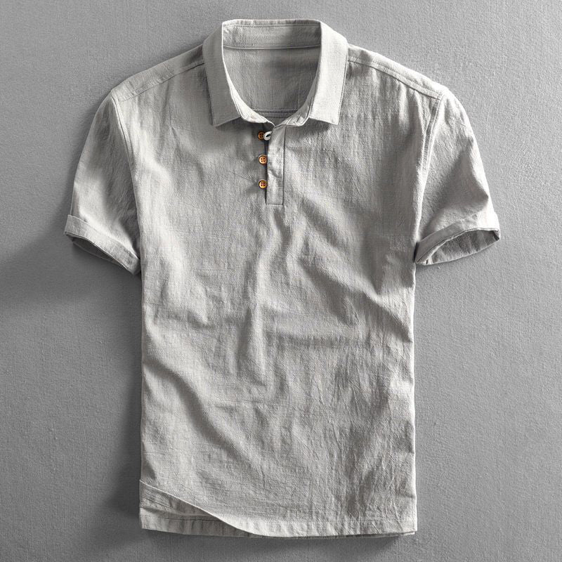 San Julian Linen Polo Shirt