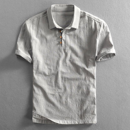 San Julian Linen Polo Shirt