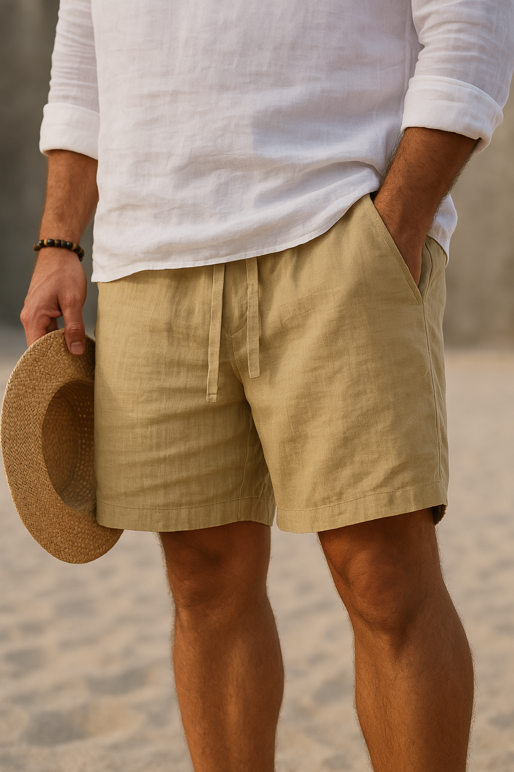 Elegant Linen Shorts