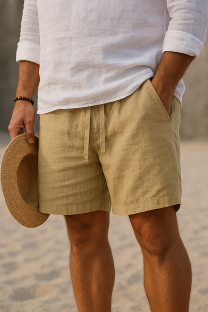 Elegant Linen Shorts