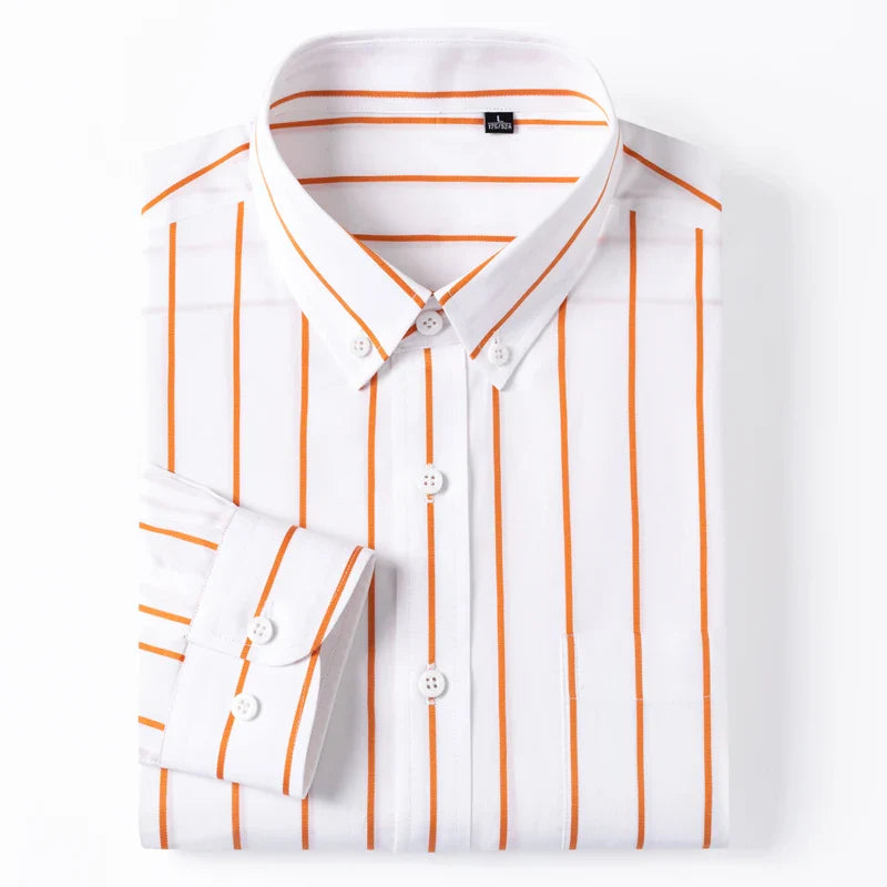 Elegant Striped Cotton Shirt