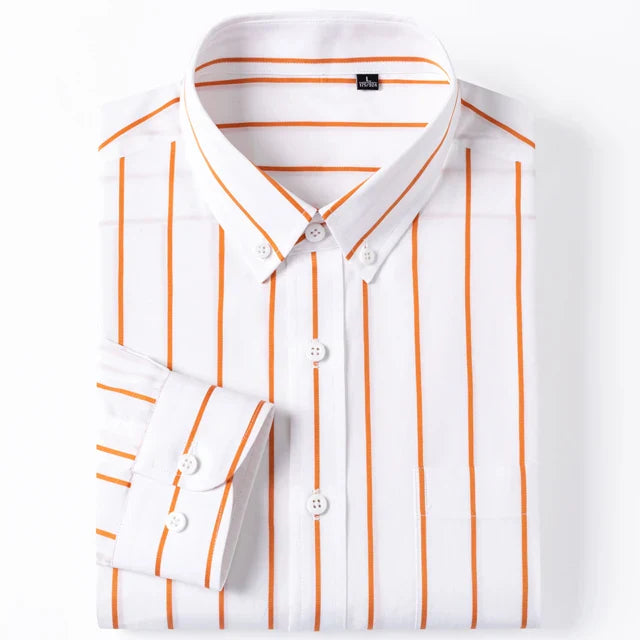 Elegant Striped Cotton Shirt