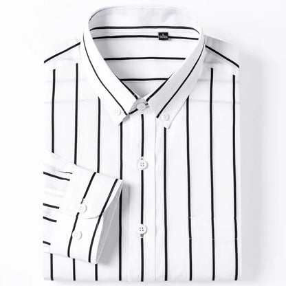 Elegant Striped Cotton Shirt