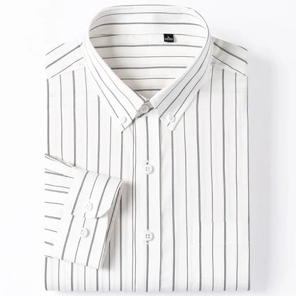 Elegant Striped Cotton Shirt