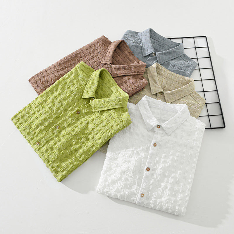Casual Textured Shirt