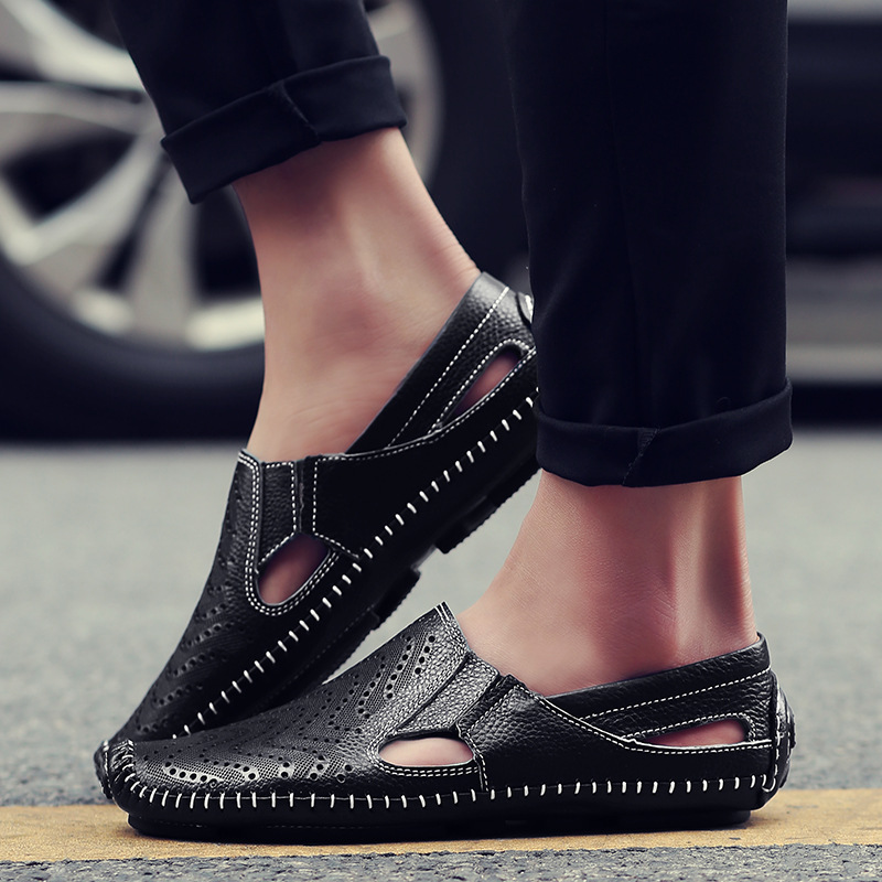 Leather Strap Sandals