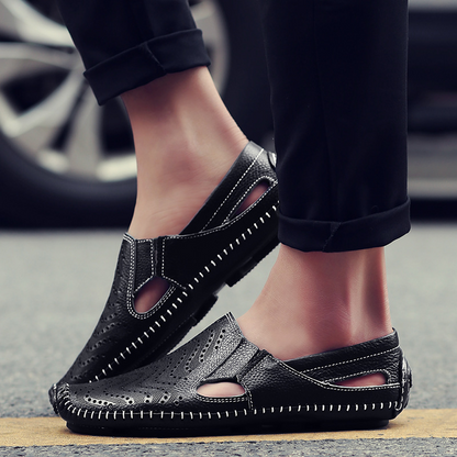 Leather Strap Sandals