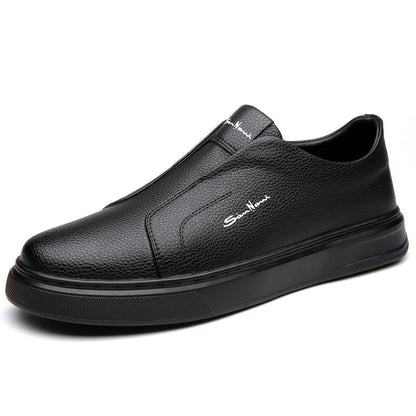 Leather Slip-On Shoes