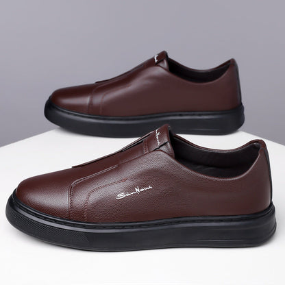 Leather Slip-On Shoes