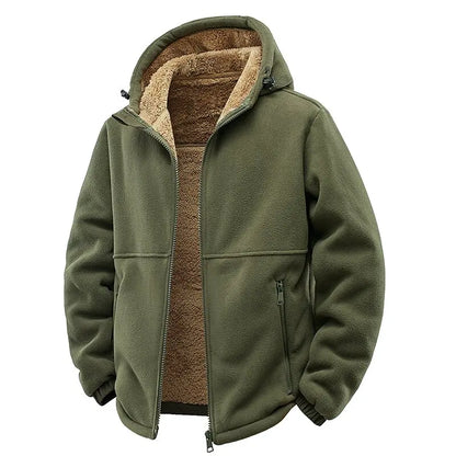 Elegant Wool Windproof Jacket