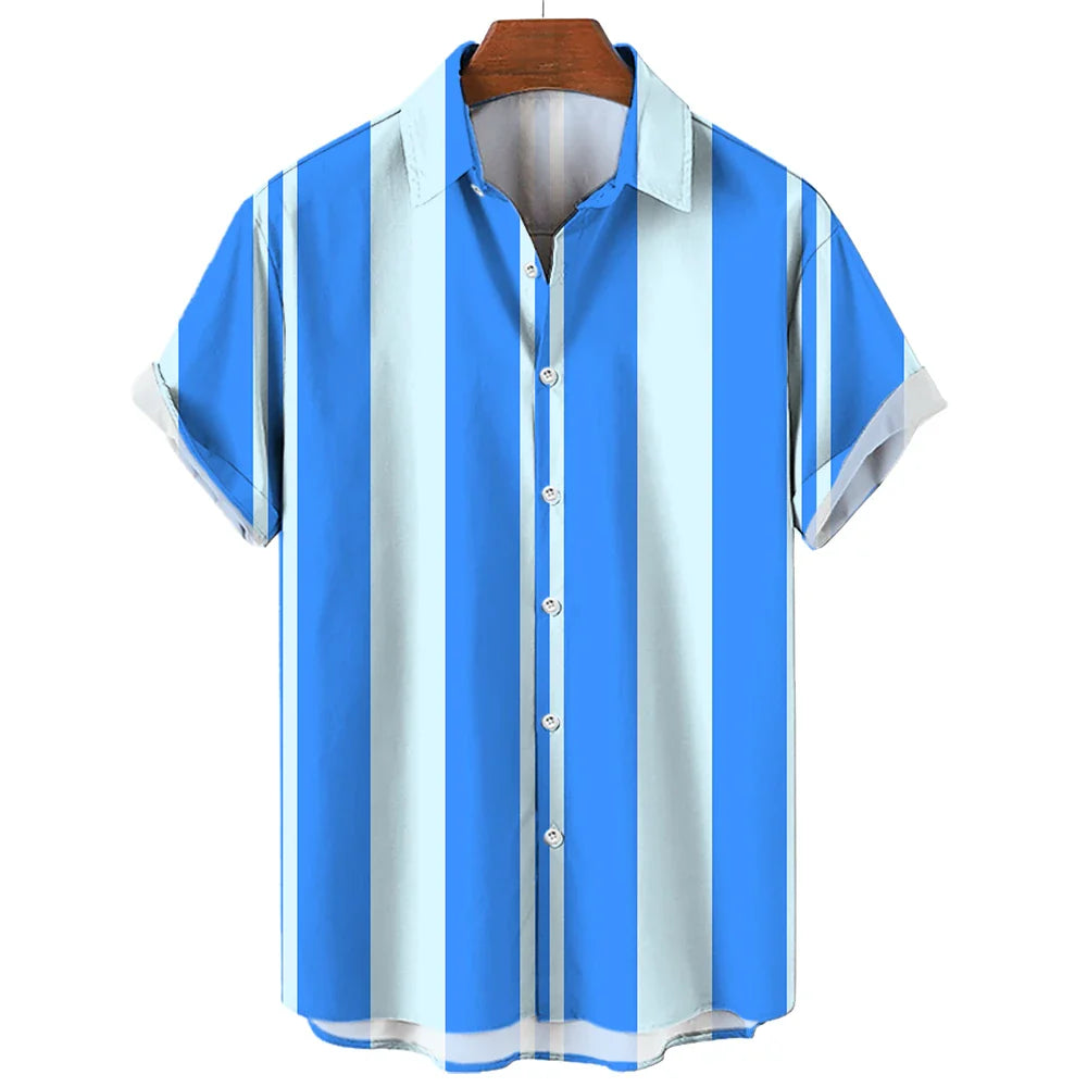 Striped Short Sleeved Summer Shirt