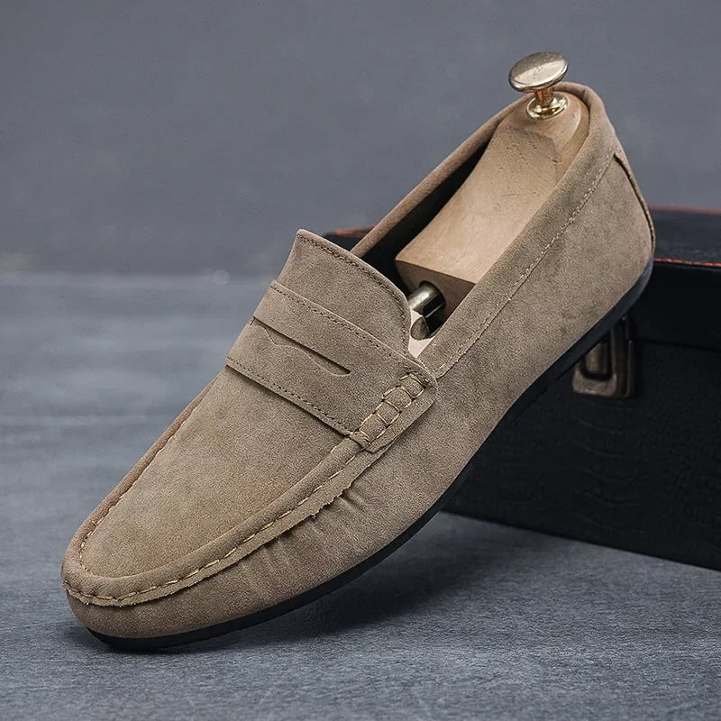 Lightweight Suede Men's Loafers