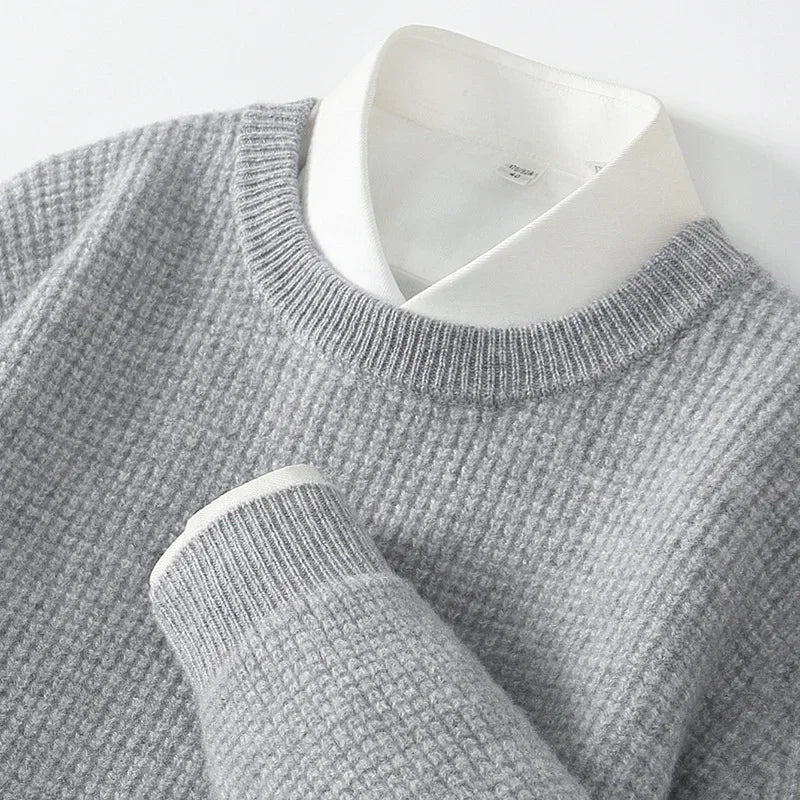 Elegant Cashmere Knitted Sweater
