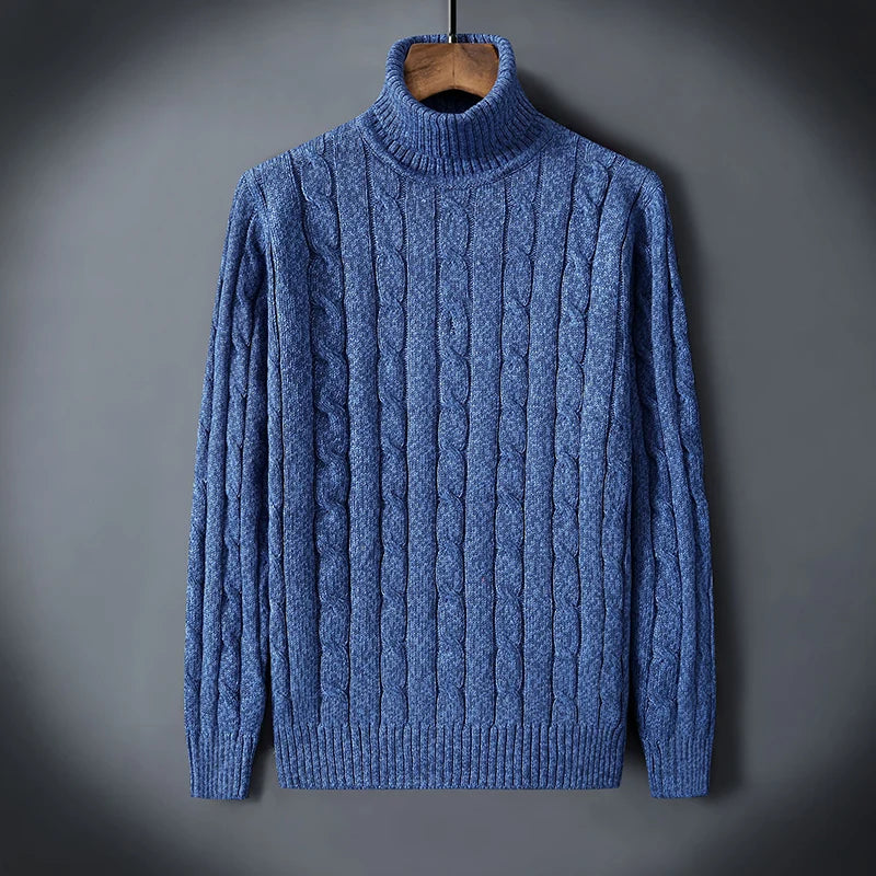 Chic Wool Turtleneck Sweater