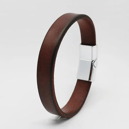 Leather Wrap Men's Bracelet