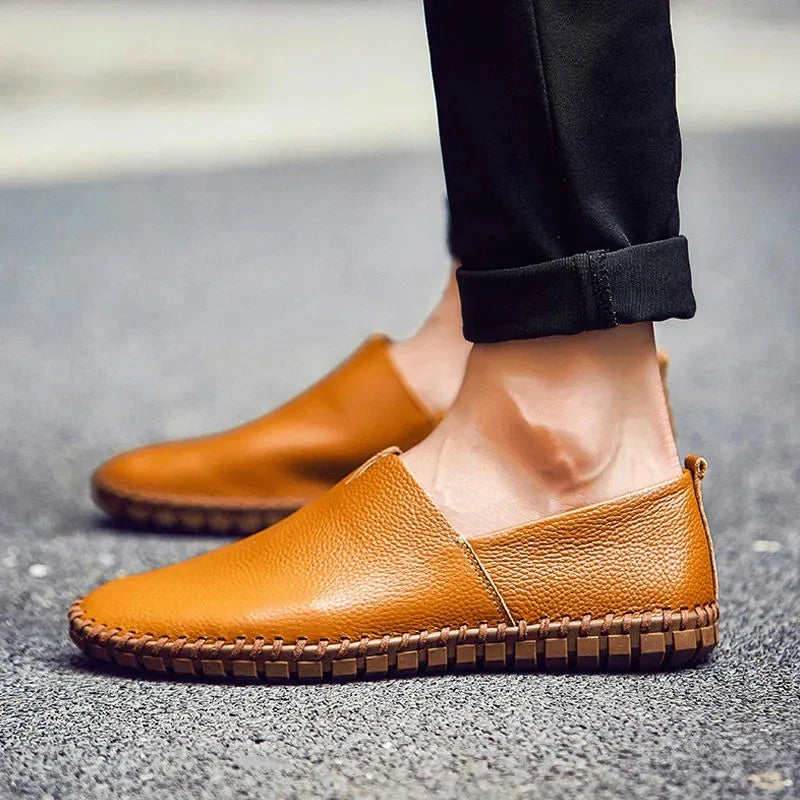 Elegant Breathable Leather Loafers