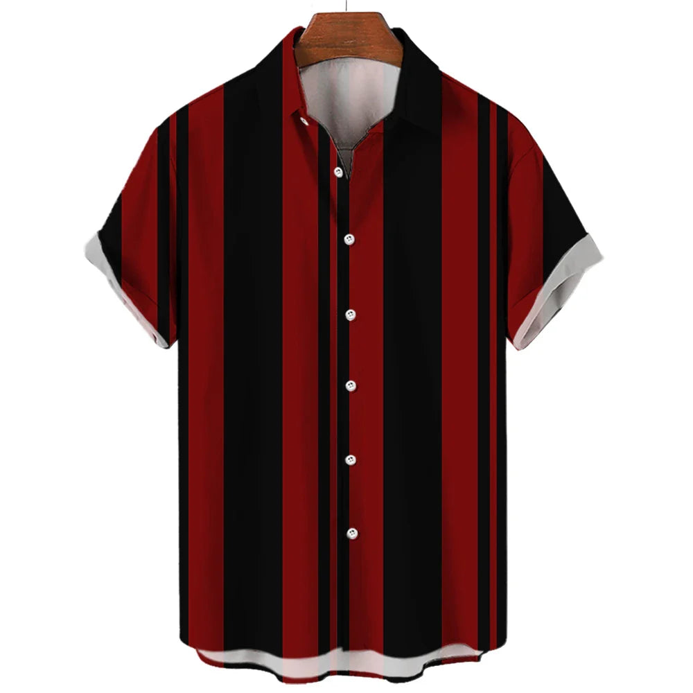 Striped Short Sleeved Summer Shirt