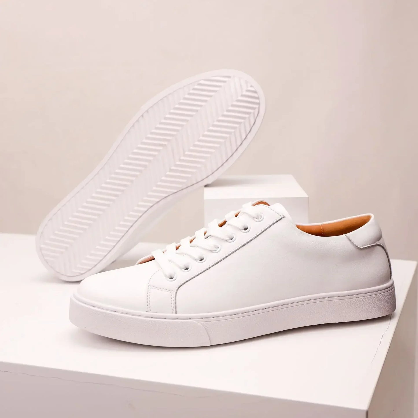 Genuine Leather Sneakers