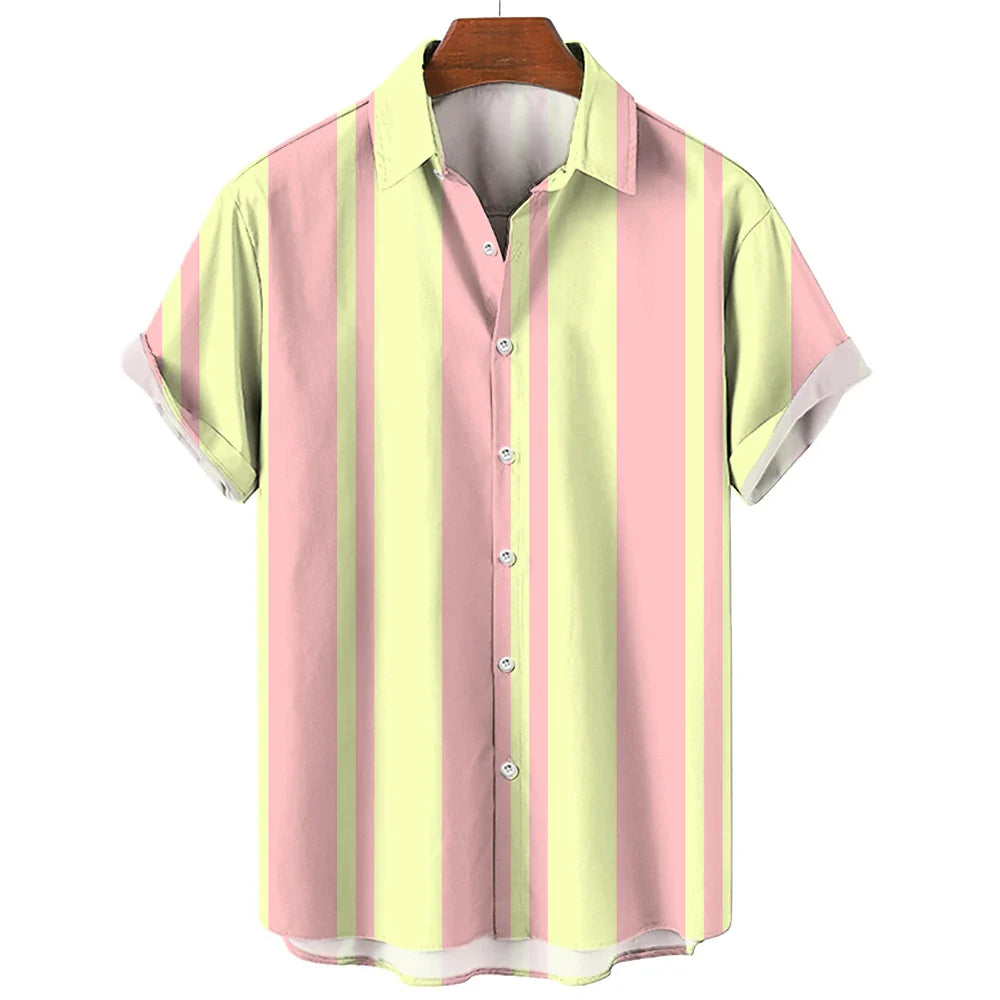 Striped Short Sleeved Summer Shirt