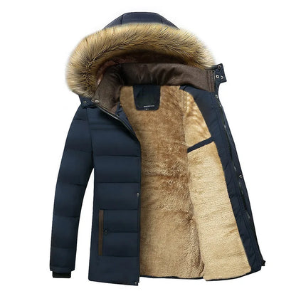 Elegant Cotton Fleece Winter Jacket