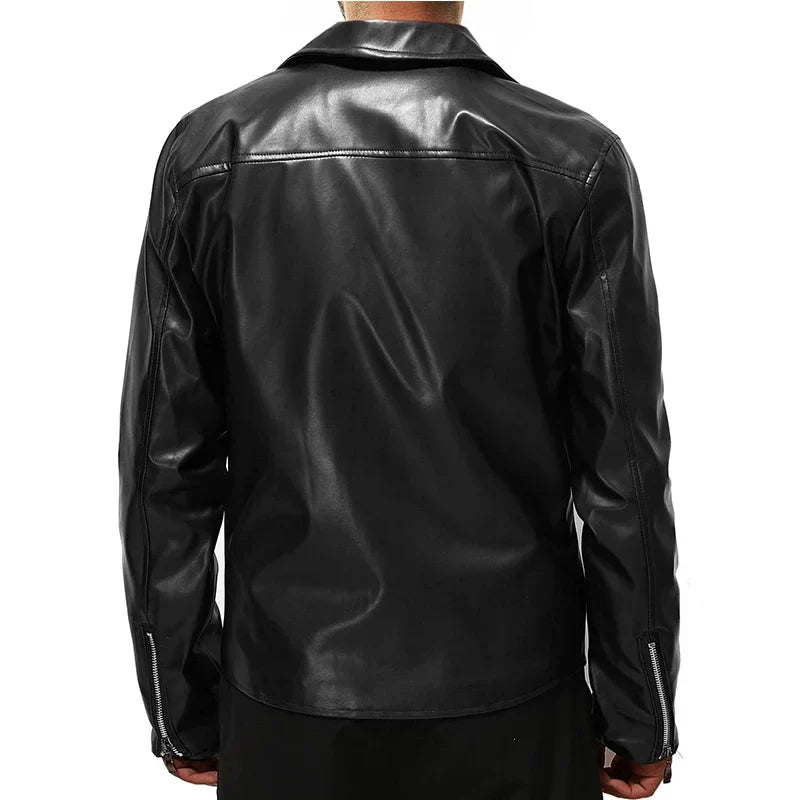 Casual Men's Leather Jacket