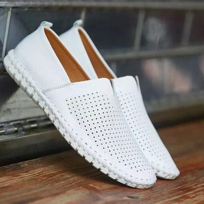 Elegant Breathable Leather Loafers