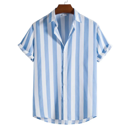 Striped Short Sleeved Summer Shirt