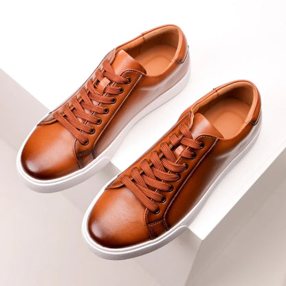 Genuine Leather Sneakers
