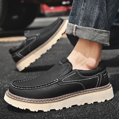 Elegant Leather Slip-on Shoes