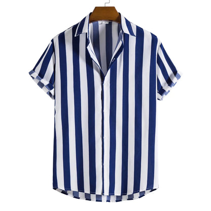 Striped Short Sleeved Summer Shirt