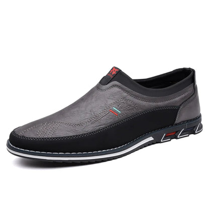 Leather Slip-On Business Shoes