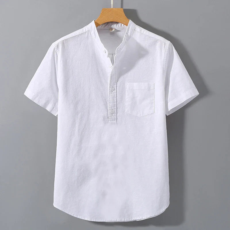 Short Sleeved Cotton Shirt