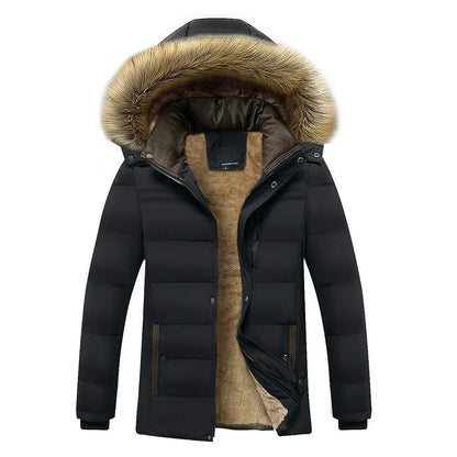 Elegant Cotton Fleece Winter Jacket