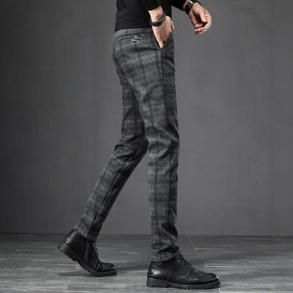 Plaid Casual Pants