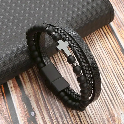 Classic Men's Leather Bracelet
