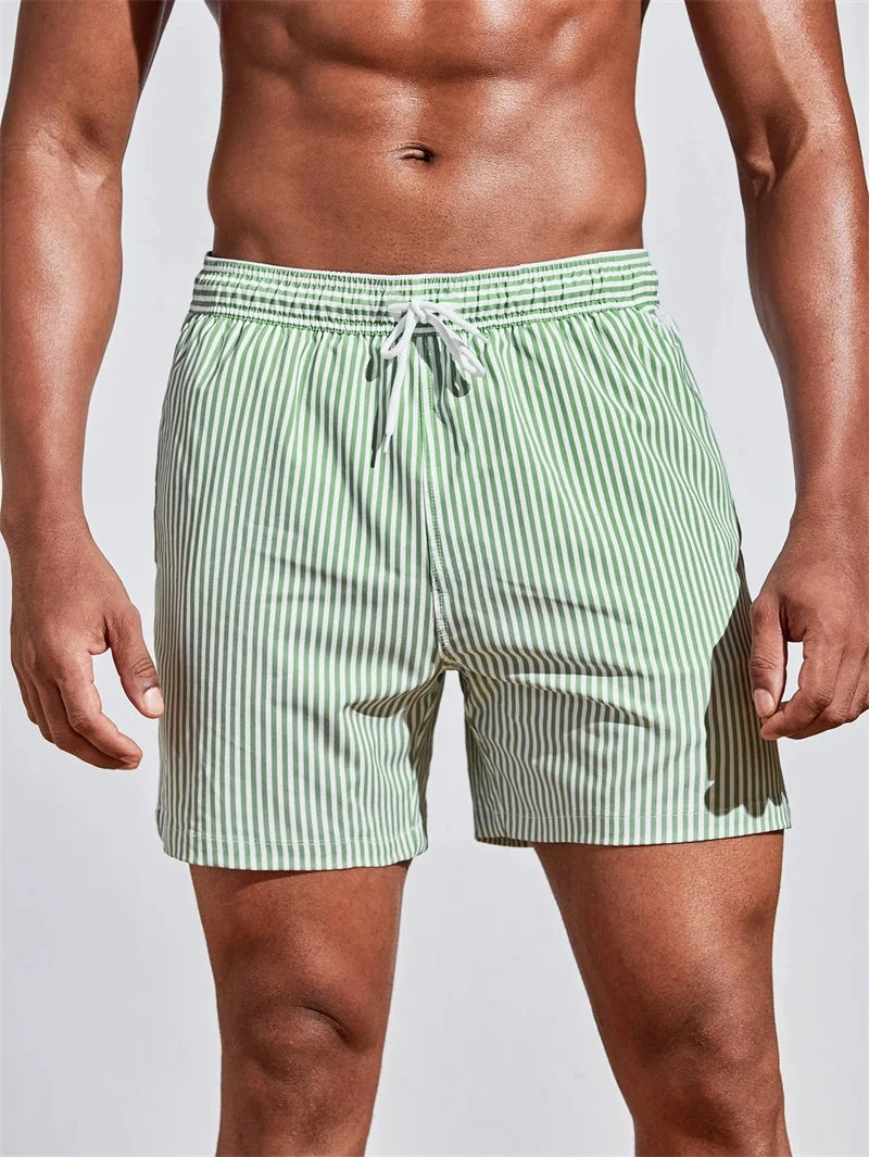 Striped Swim Shorts