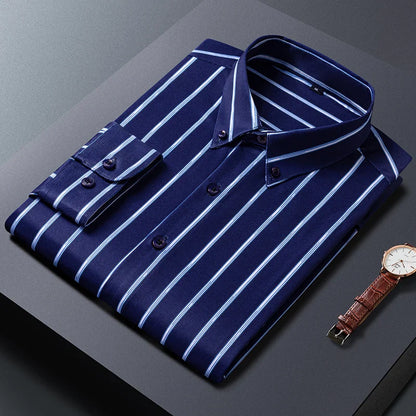 Givalli - Elegant Striped Men's Shirt