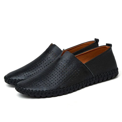 Elegant Breathable Leather Loafers