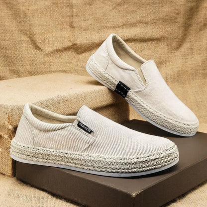 Breathable Slip-On Canvas Shoes