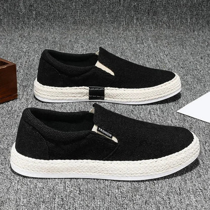 Breathable Slip-On Canvas Shoes