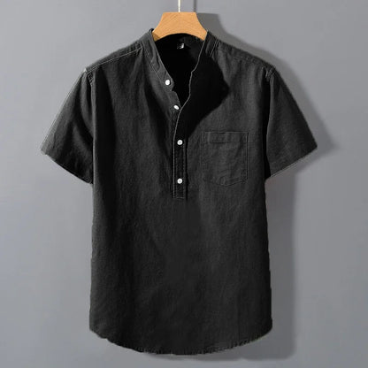 Short Sleeved Cotton Shirt