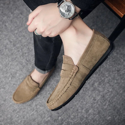 Lightweight Suede Men's Loafers