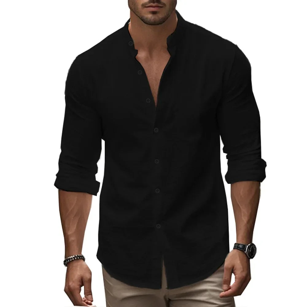 Casual Cotton Linen Summer Shirt